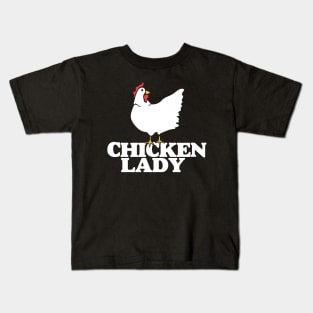 Chicken lady Kids T-Shirt